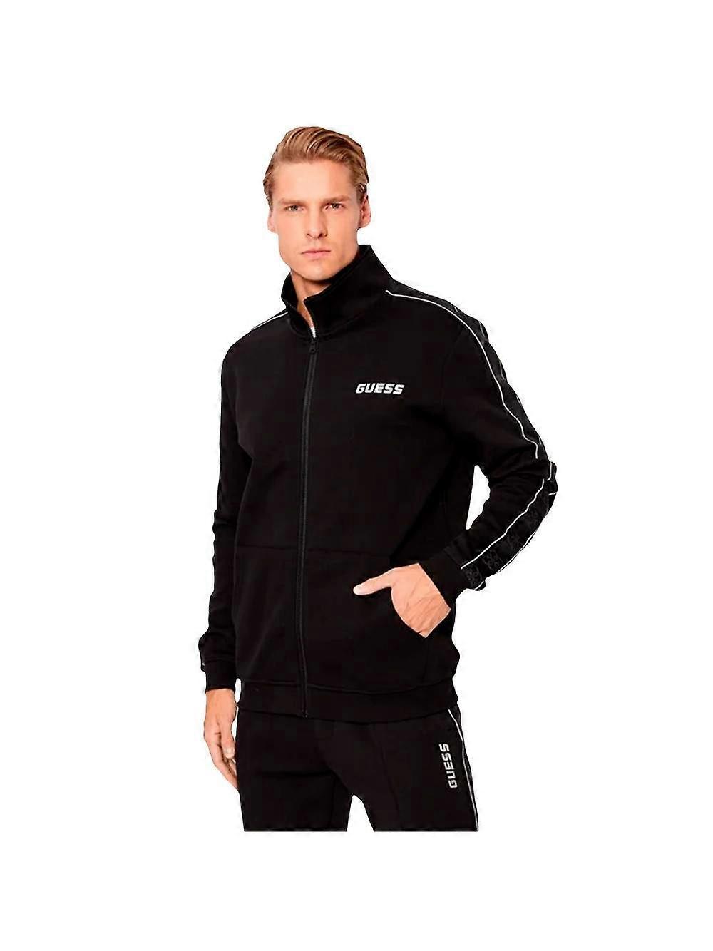 Herren Guess Classic Freizeitweste Schwarz