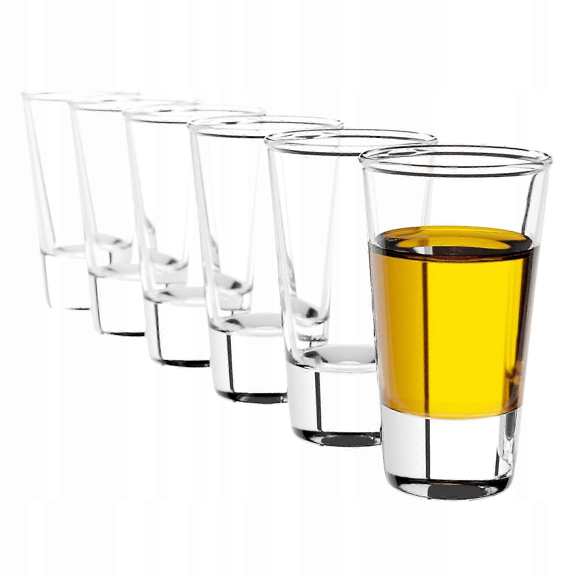 KADAX Vasos de Vodka 28ml Chupito de Licor Set de 6 Vasos