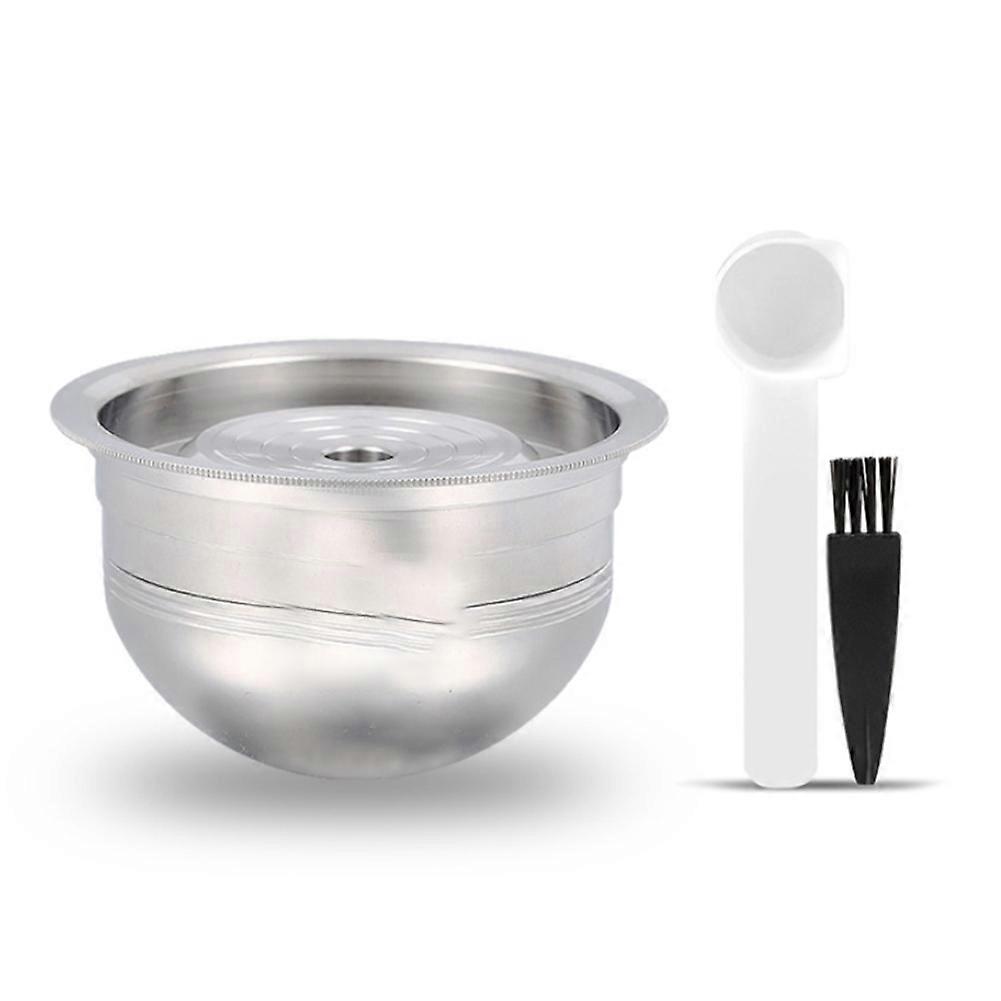 Reusable Coffee Capsule Pod for Vertuoline GCA1 & ENV135 Stainless Steel Refillable Filters Dosing