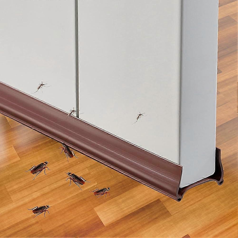 Soundproof Door Bottom Strip Windproof Door Stopper Can Effectively Prevent Wind