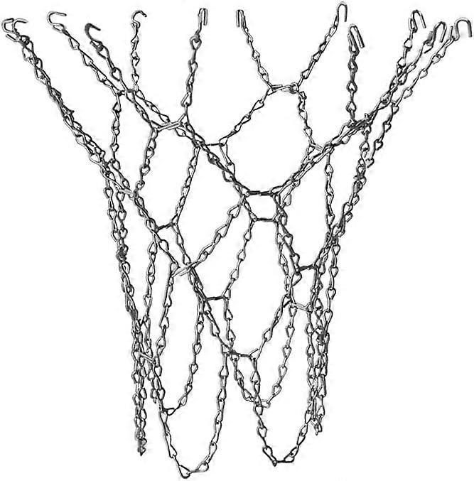 Heavy Duty Basketball Replacement Chain Net Steel Chain Basketball Net Standard Galvanized