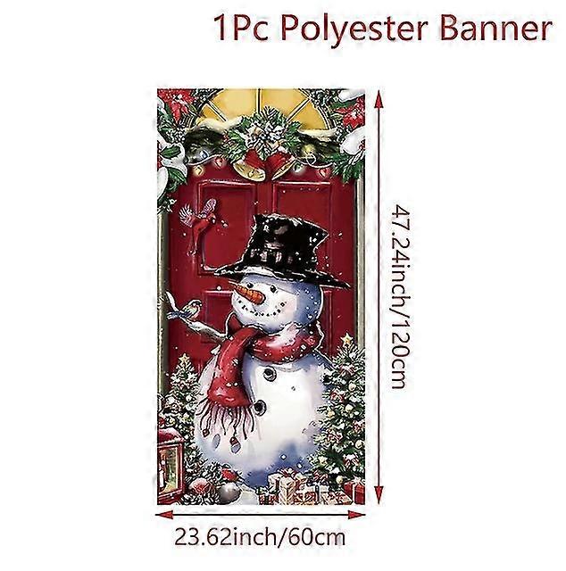 سانتا كلوز العلم راية زخرفة سعيدة للمنزل 2023 Navidad Noel الحلي هدية عيد الميلاد رأس السنة الجديدة