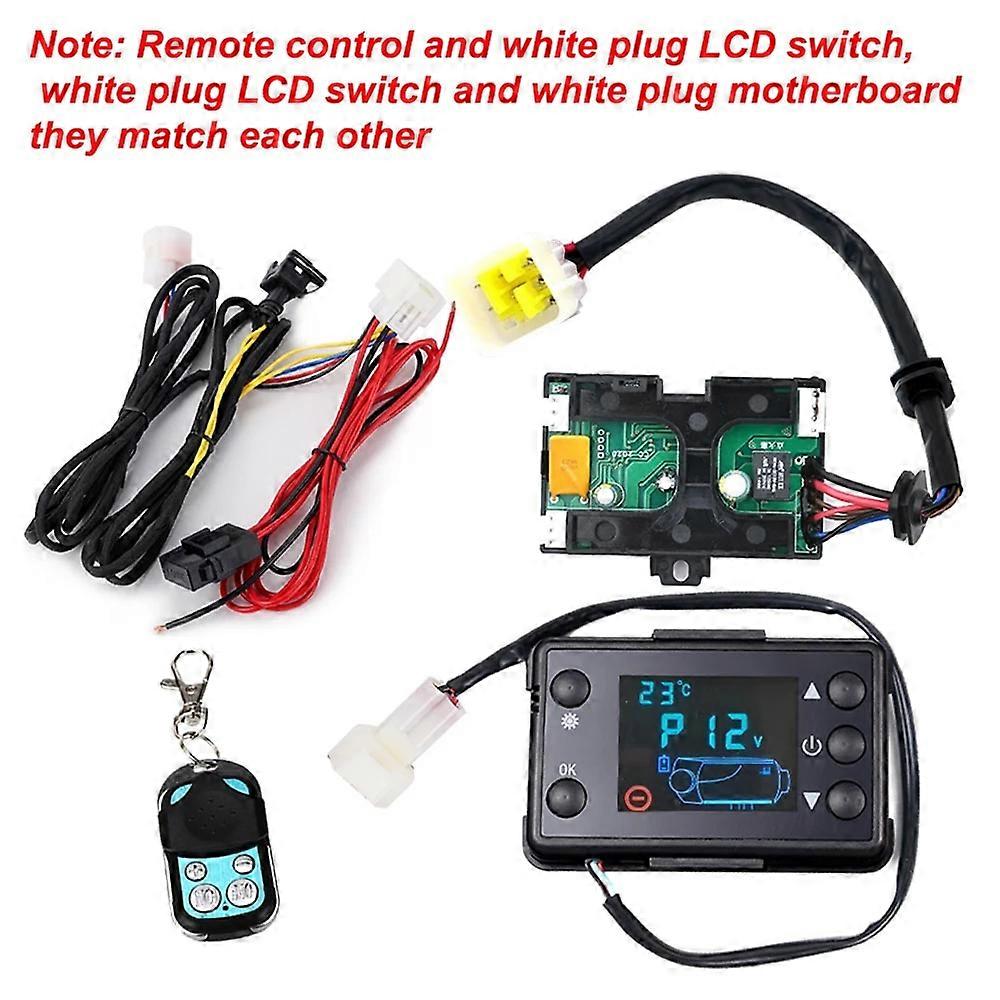 12V 5KW Air Diesels Air Heater LCD Monitor Switch Control Board Motherboard Remote Control For Car Parking Heater Controller