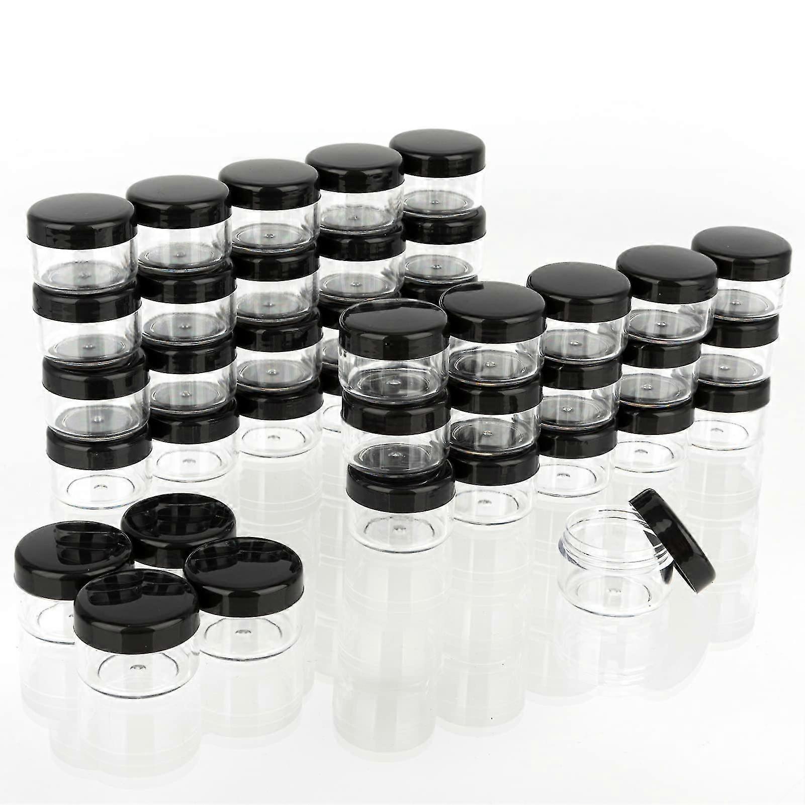 100 Pcs 5 Gram Containers Jars Tiny Makeup Containers With Lids