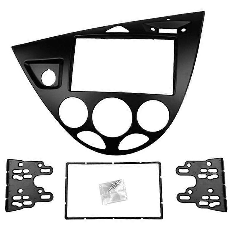 2 Din Car Radio Frame Fascia Trim Dash Mount for Fiesta 1995-2001 Auto Fascia for Focus 1998-2004 LHD