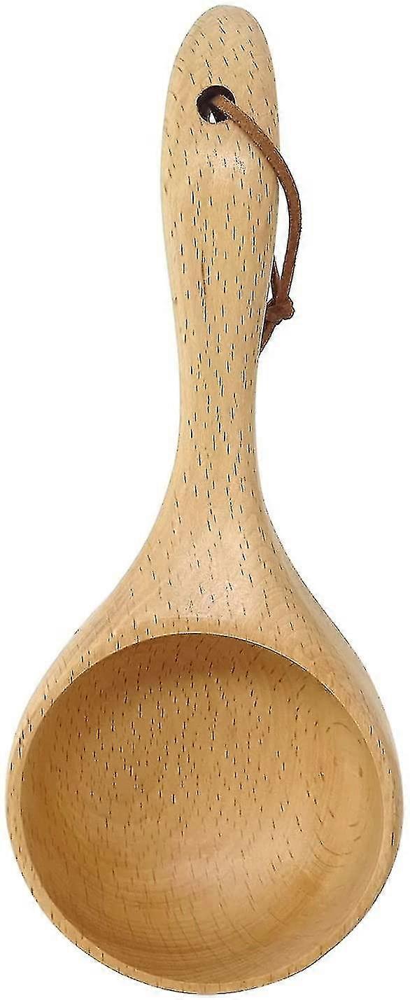 大容量木製取鍋サウナウォータースクープスパスプーンバスソルトスプーンコーヒースクープ