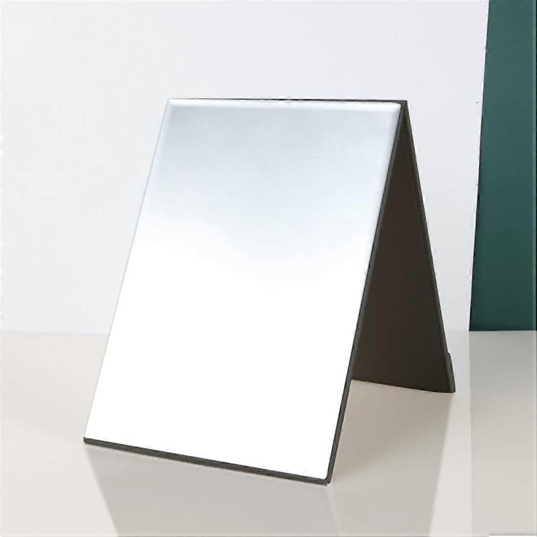Mirror Large Super HD Portable Makeup Mirror Mirror Multi Stand Angle Hand Free/Portable/Table Folding Mirror 26*18cmBlack