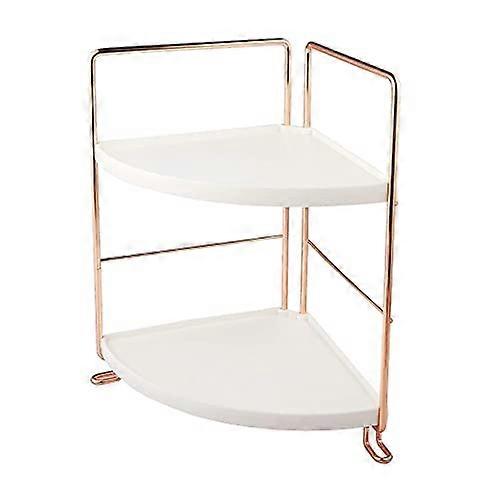 2 Tier Cosmetic Organizer,Dustproof Perfume Holder with Door