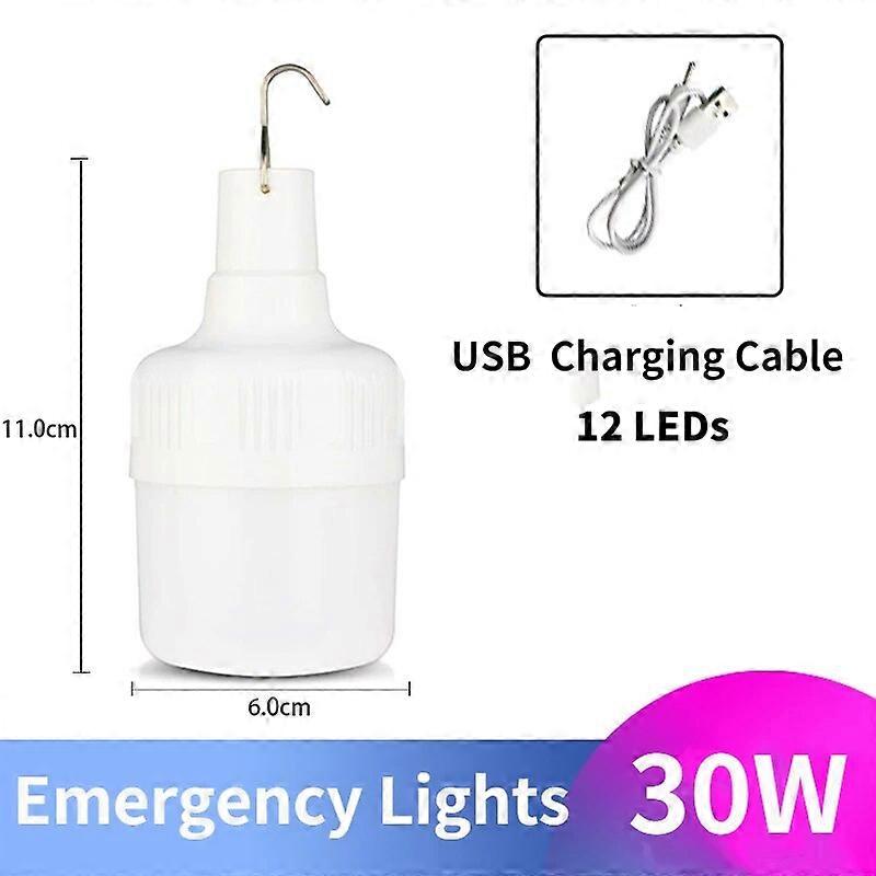 LED bulb waterproof rechargeable dimmable portable emergency light camping light