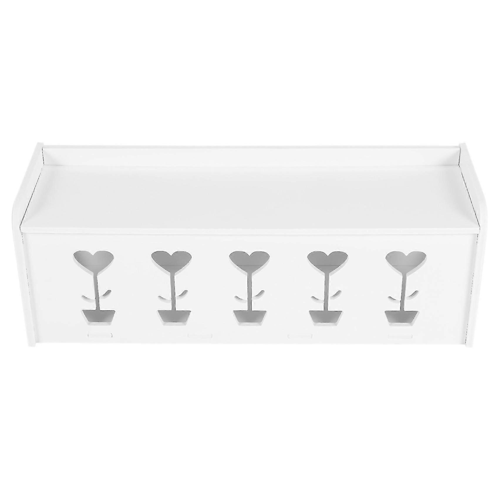 Rectangular Cable Storage Box Wire Management Socket Power Strip Cord Storage Boxes Power Line Stor