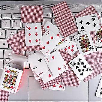 3 Mazzi Di Mini Carte Da Gioco 4,2x3,3 Cm - Portatili Per Bambini, Adulti E Famiglie