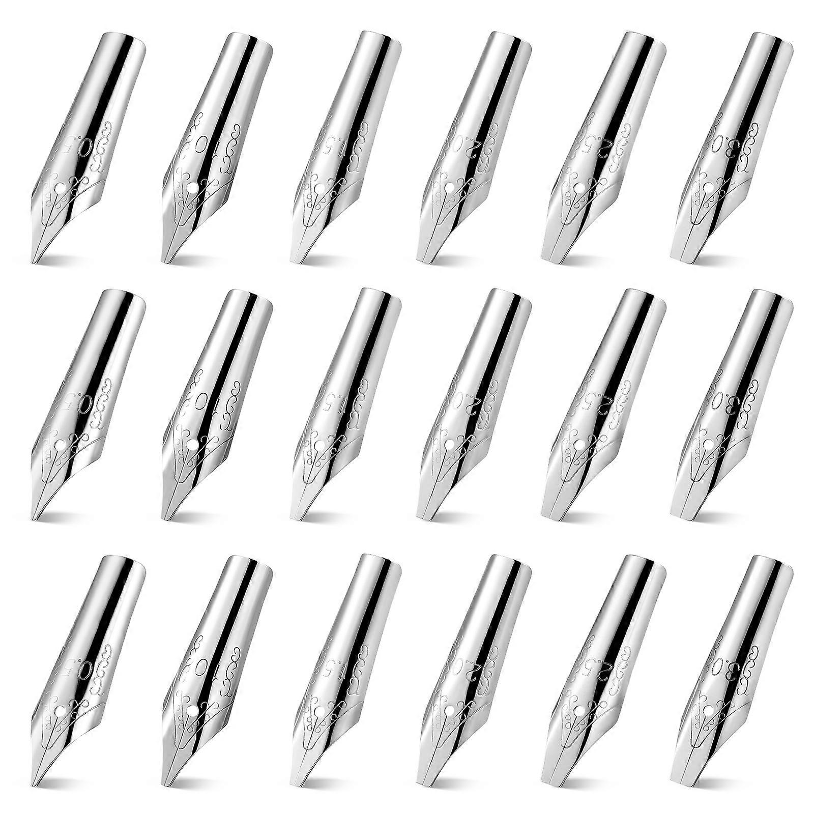 30 Pcs Pen Nibs Fountain Pen Replacement Nibs Calligraphy Pen Supplies