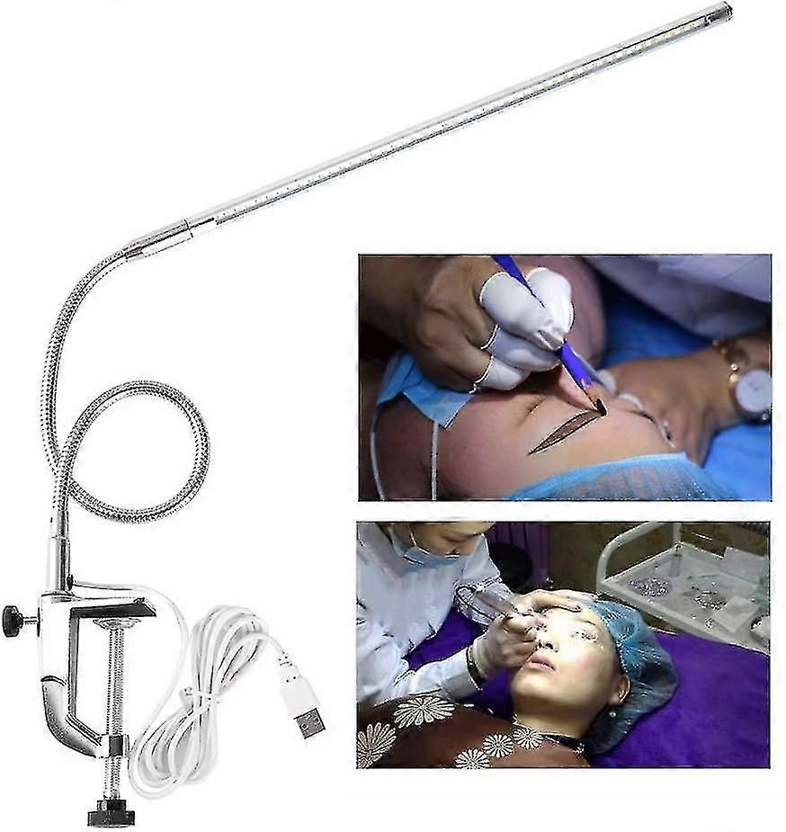 Led Schreibtischlampe, Led Clip Licht Nagel Schreibtischlampe, verstellbare Maniküre Tischlampe Led Nagellampe