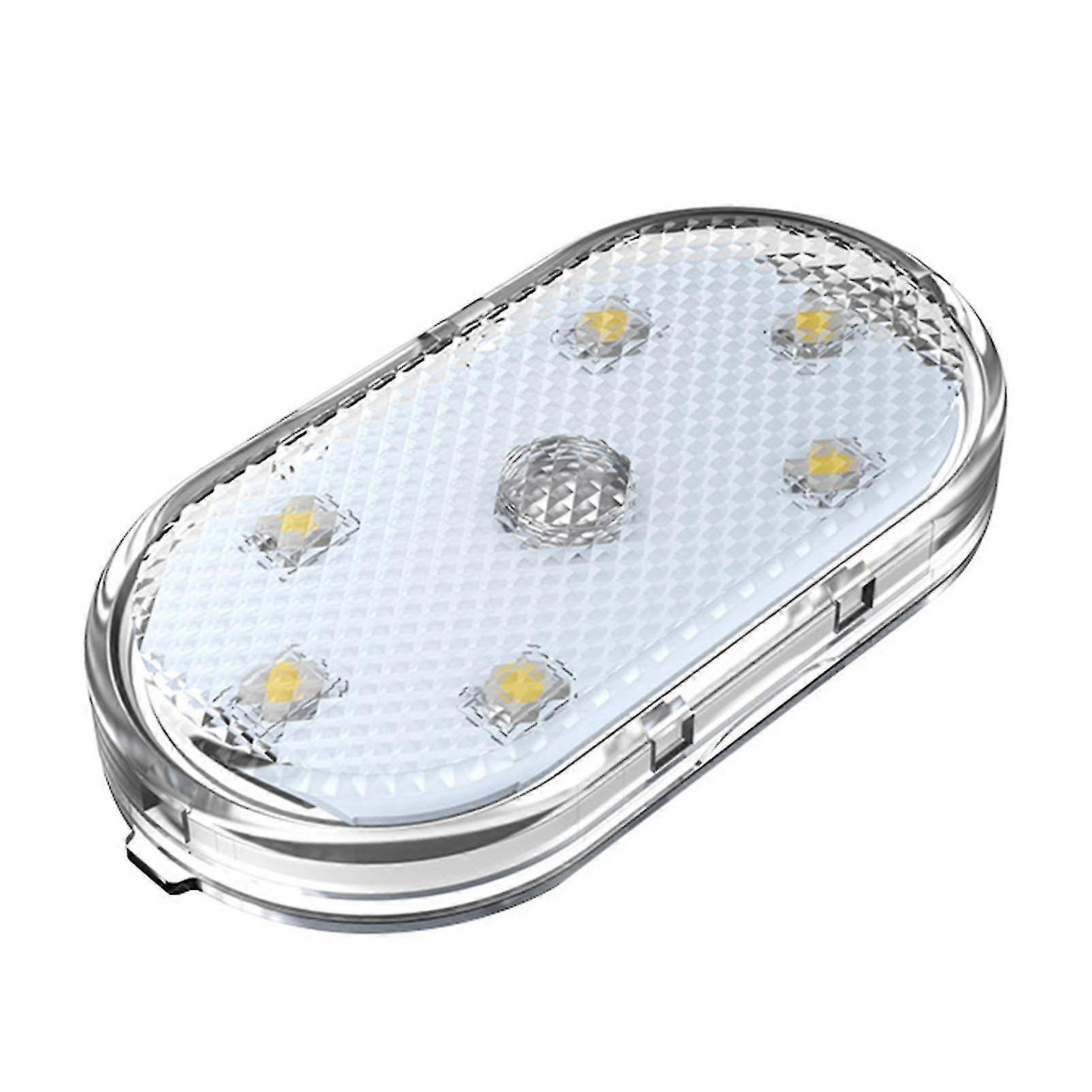 Car Interior Led Sensor Light Touch-switch Light Mini Usb Charging Reading Light