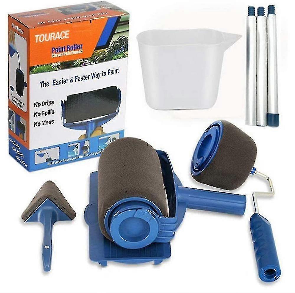 6pcs Paint Roller Set With Sticks Paint Roller Pro Transform Your Room