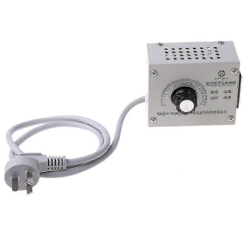 Wbt-4000w 220v Controllable Variable Voltage Regulator Light Brightness Temperature Adjustment Fan Speed Motor Electric Dimmer