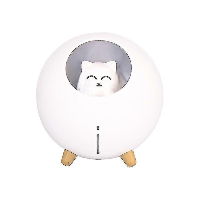 Cute Planet Cat Air Humidifier Ultrasonic Aroma Diffuser With Romantic Color Led Light Usb Mini Humidificador Diffusor Fogger