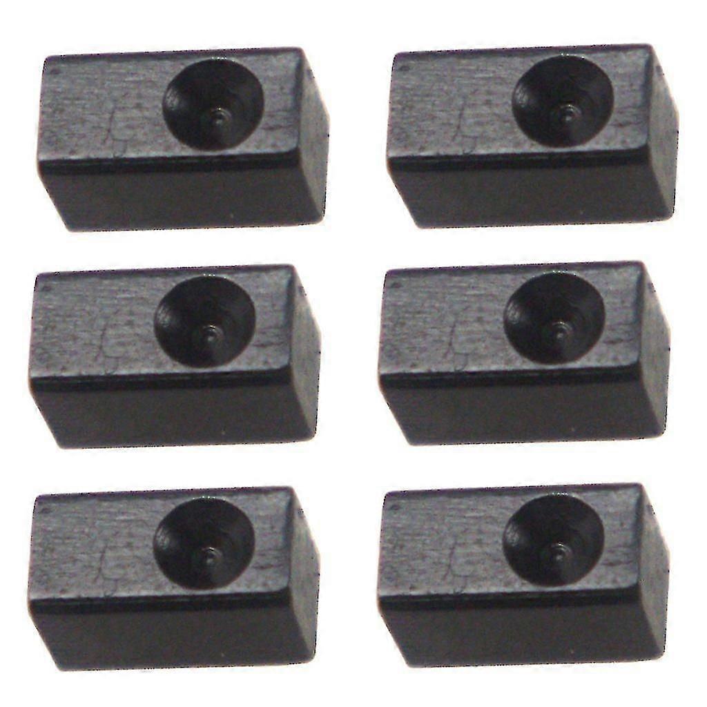 6 Pcs Guitar Tremolo Bridge Saddle Clamp Pressure Lock String