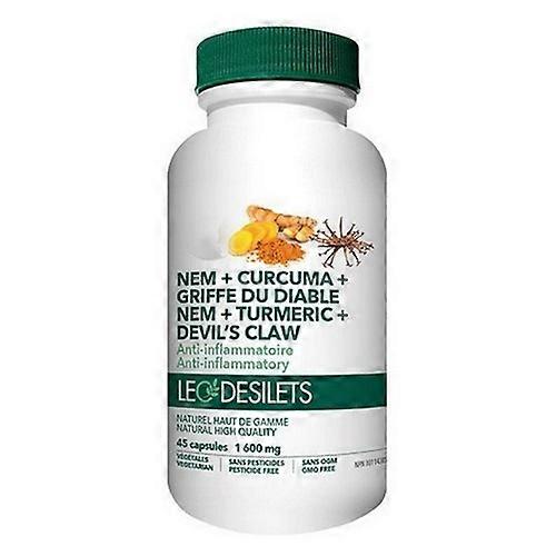 Leo Desilets Nem Turmeric Ans Devil's Claw Anti-Inflammatory, 45 Count