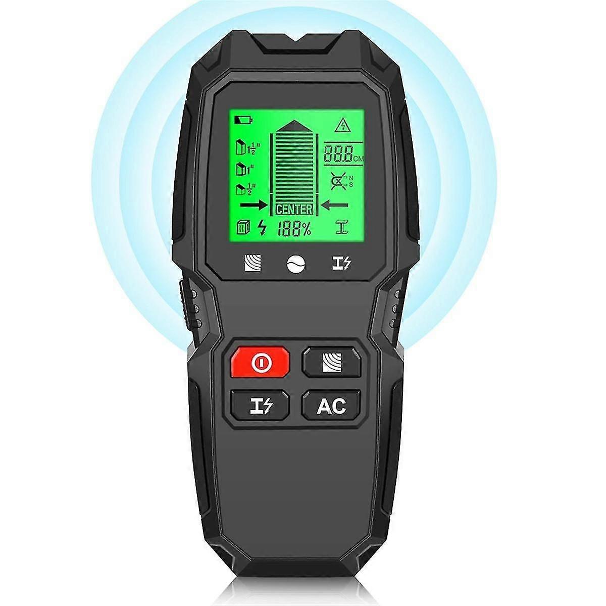 Digital væg metaldetektor 7 i 1 håndholdt væg stud træ ac wire kabel finder væg scanner