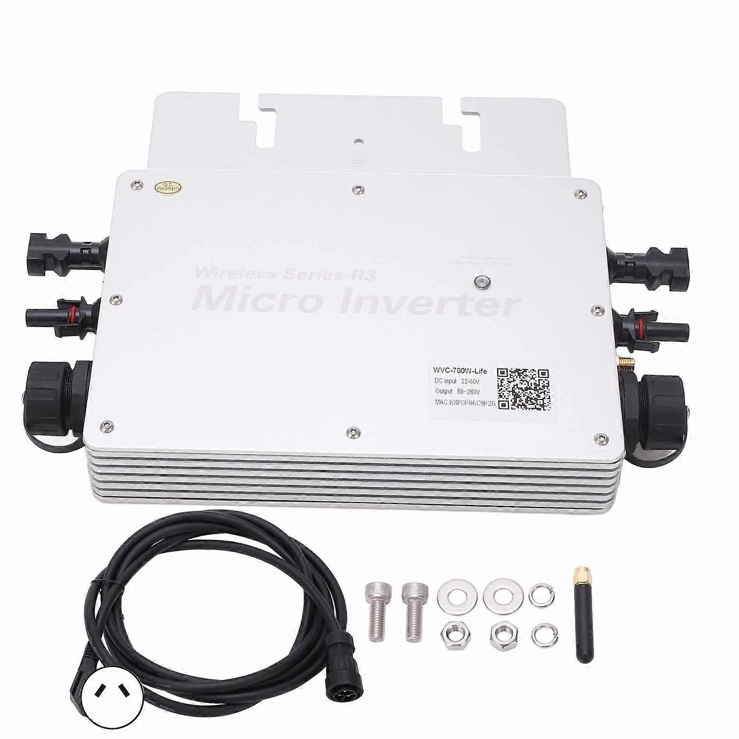 Grid Tie Micro Inverter 700W IP65 WiFi Control Voltage Automatic Identification Solar Grid Tie Micro