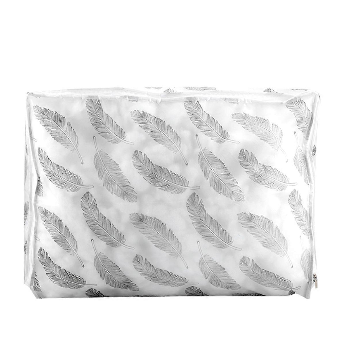 Vikbara Kläder Förvaringsväska Filt Täcke Svett Förvaringslåda Väska Resa Resväska Vit