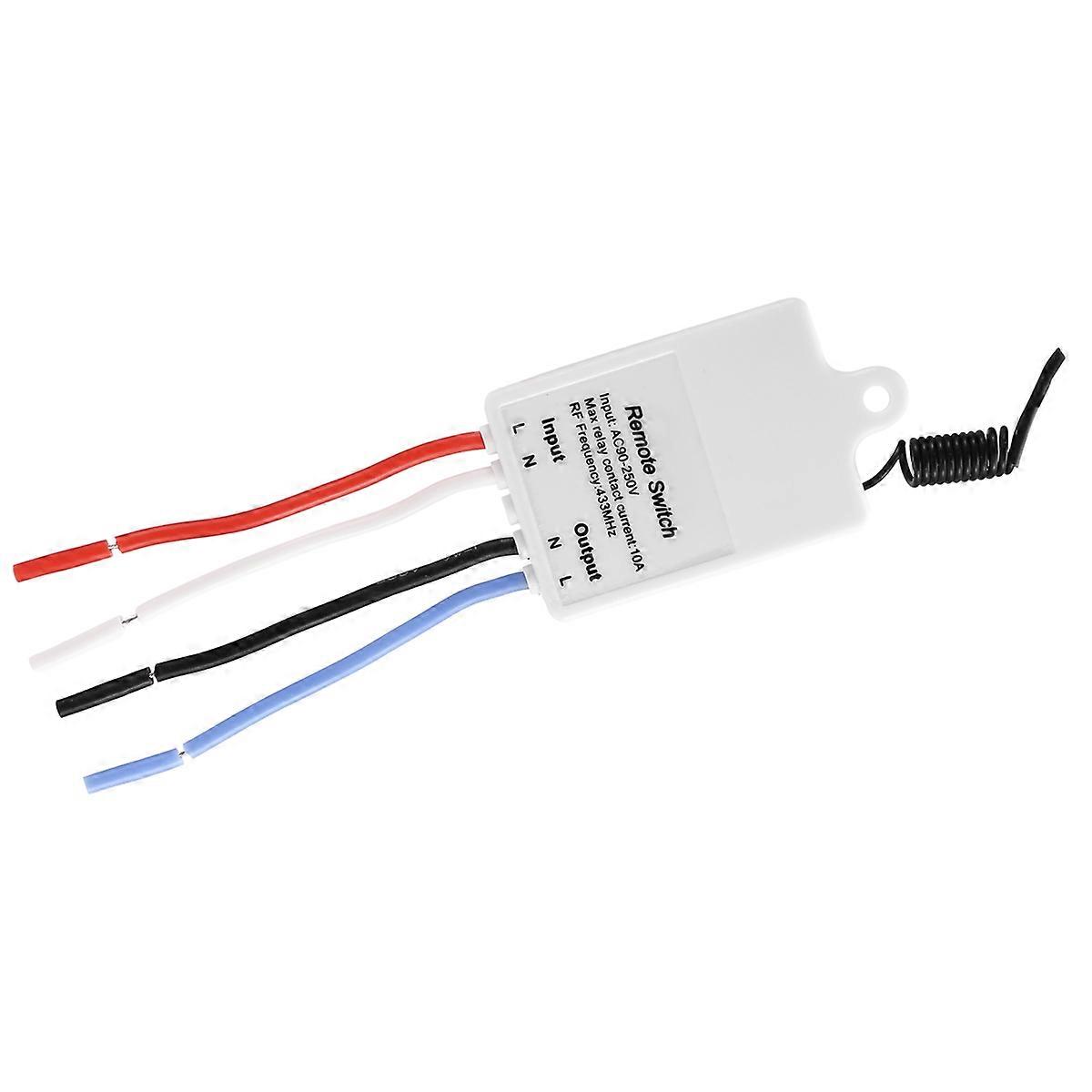 LED Light Wireless Remote Control Switch Receiver Wiring-Free Wireless Smart Switch