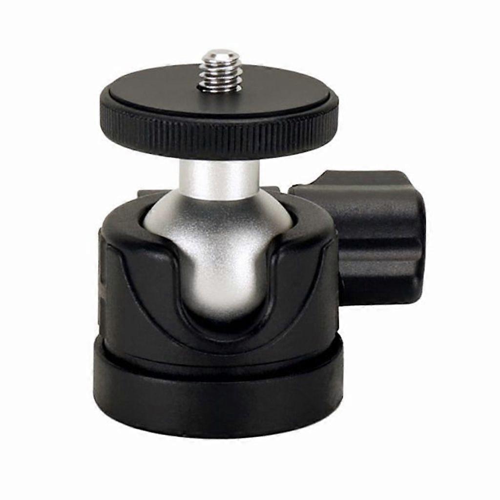 Portable Ballhead Camera Mount 1/4" Thread Hole Compatible for Light Stands