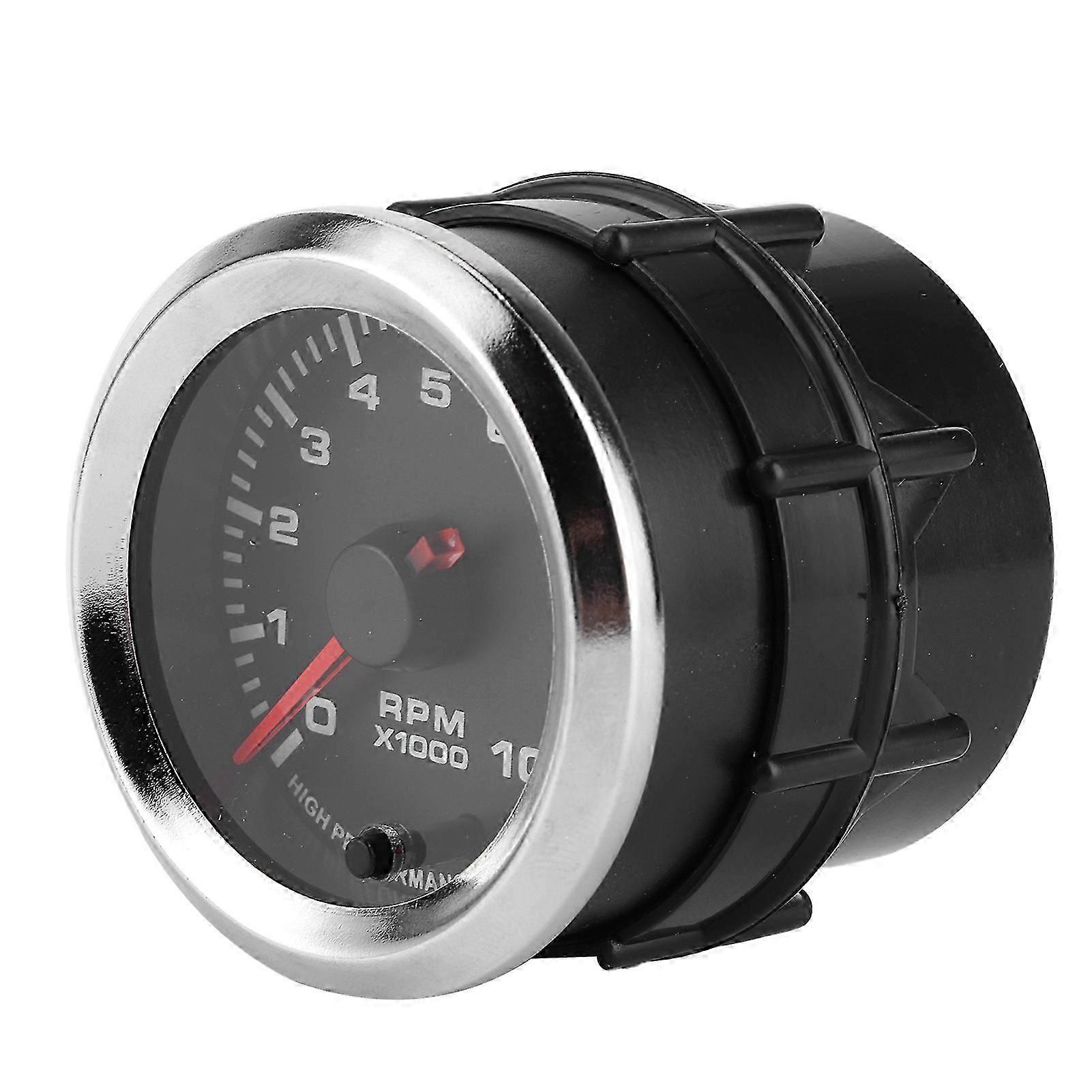 52mm/2in Universal 7 Colors Tachometer Revolution Meter With Measuring Range 010000rpm
