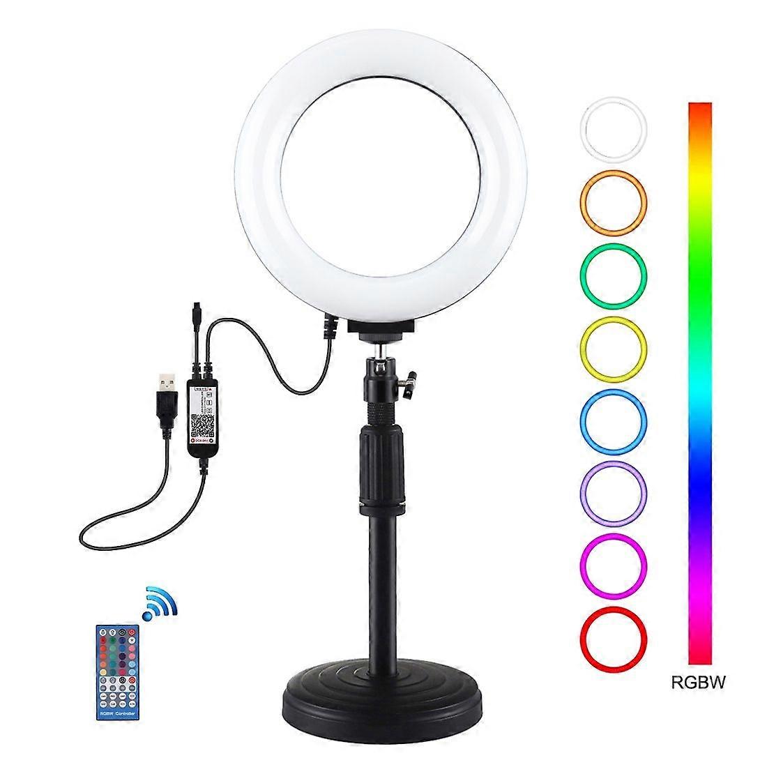 Lumière RGBW 6,2 pouces + support de bureau
