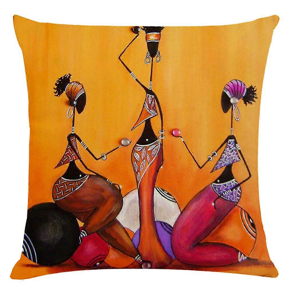 Home Pillow Character Style Painting Pattern Pillowcase Home Decor