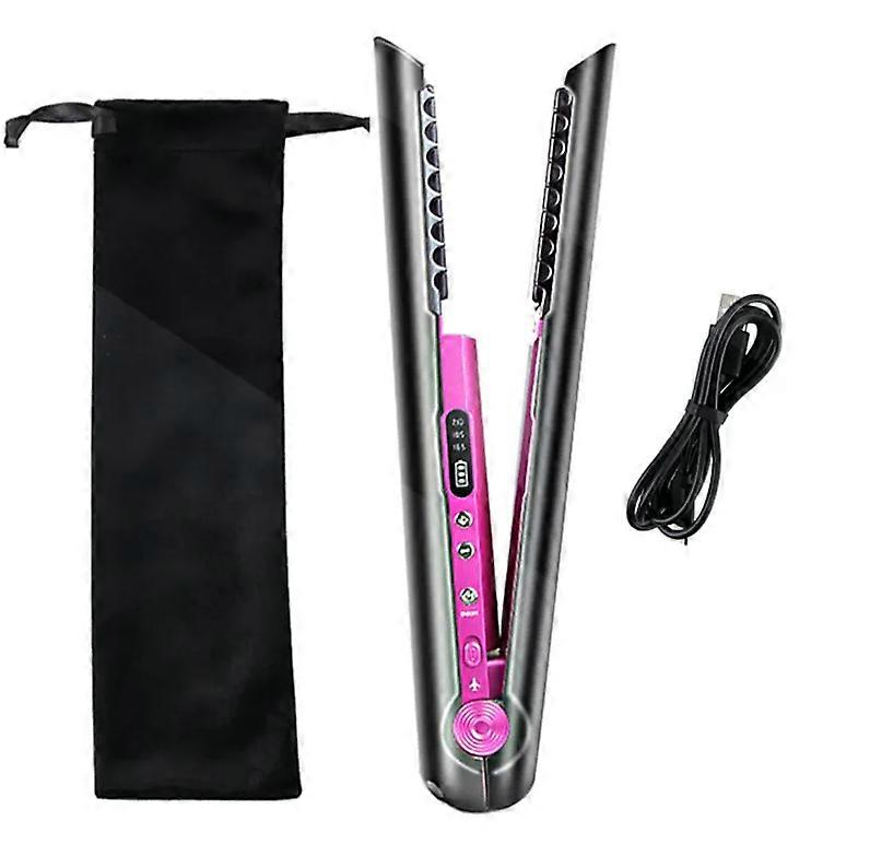 unbrand Wireless Hair Straightening Comb 2 in 1Hair Straightener Portable Mini Wireless Cordless Hai