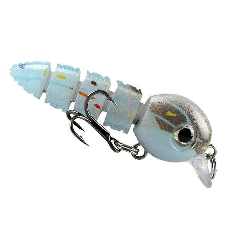 5-teiliger Angelköder Hartköder Multi Jointed Sinking Lifelike Fish Crankbait-Style B