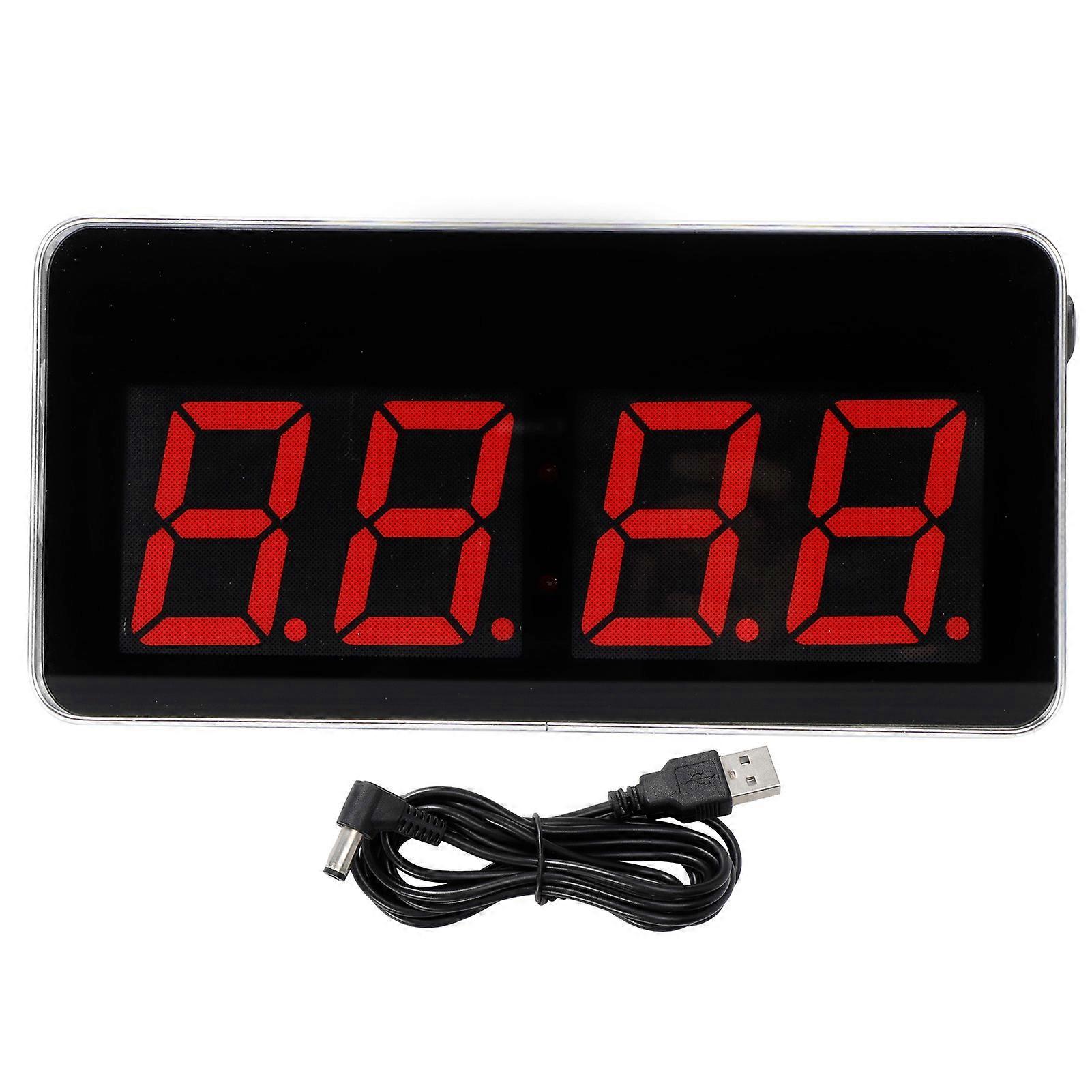 Modern USB Powered Luminous Digital Clock for Home Kitchen Office Use DC 5V EU Plug Compatible with 110-220V