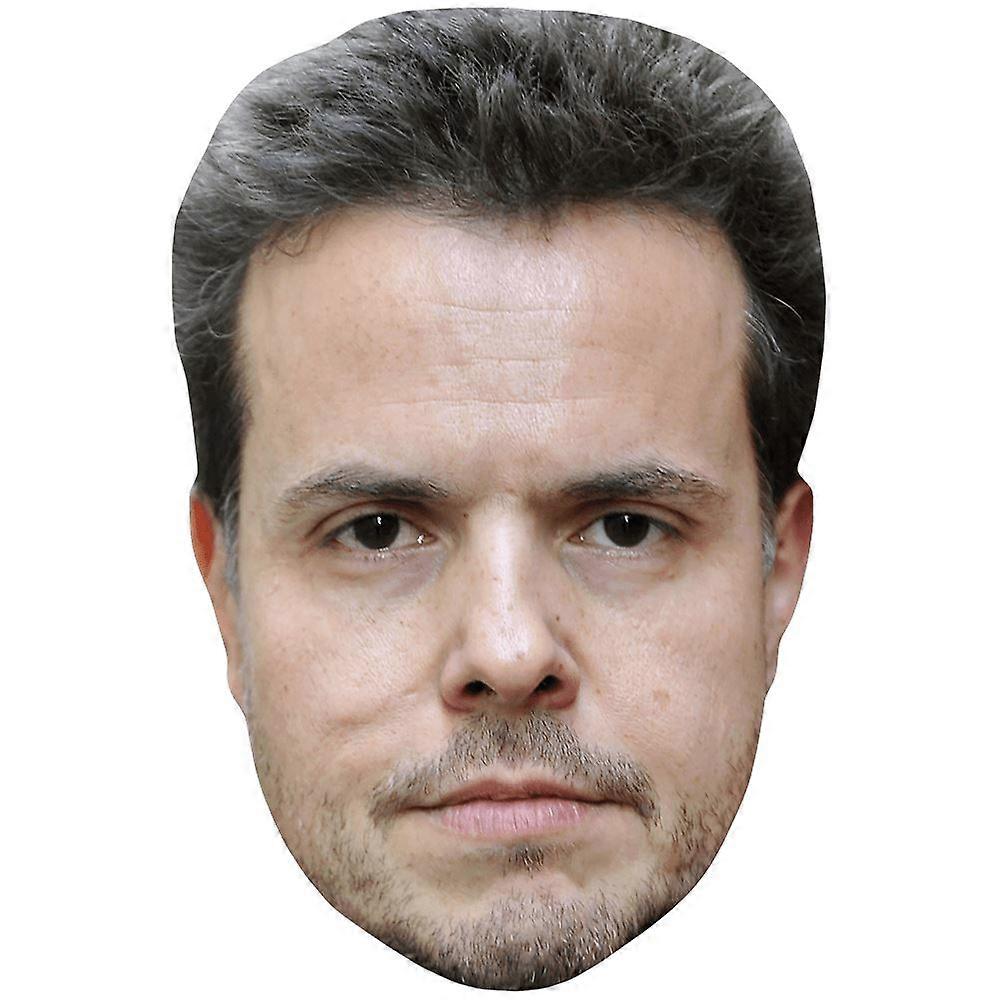 Nicolas Demorand (Beard) Celebrity Mask, Flat Card Face