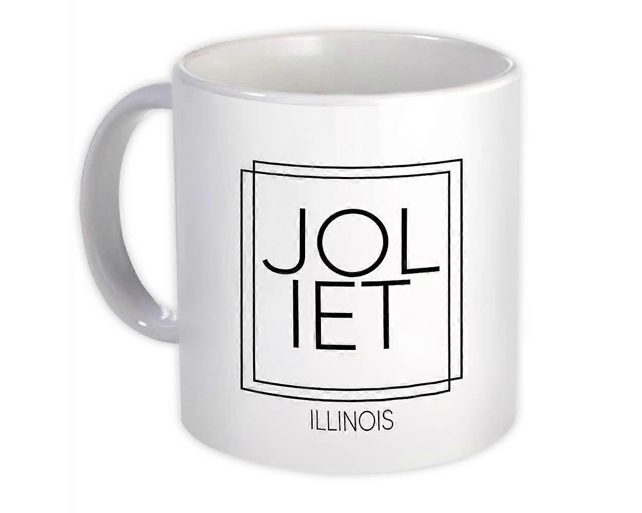 Gift Mug: JOLIET Illinois Square