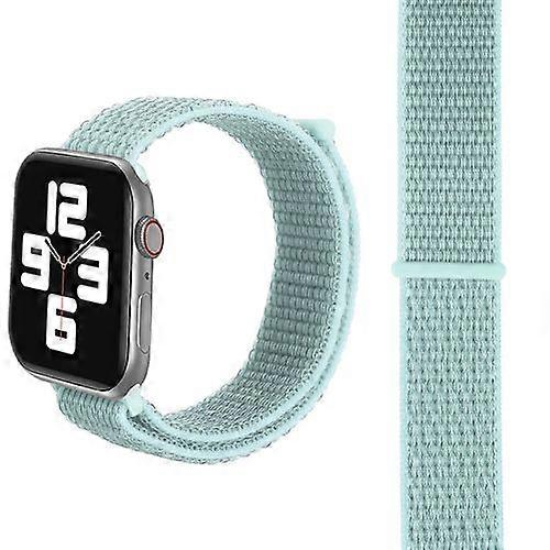 Simple Fashion Nylon Watch Band for Apple Watch Series 10 42mm / 9&8&7 41mm / SE 3&SE 2&6&SE&5&4 40mm / 3&2&1 38mm, with Magic Stick