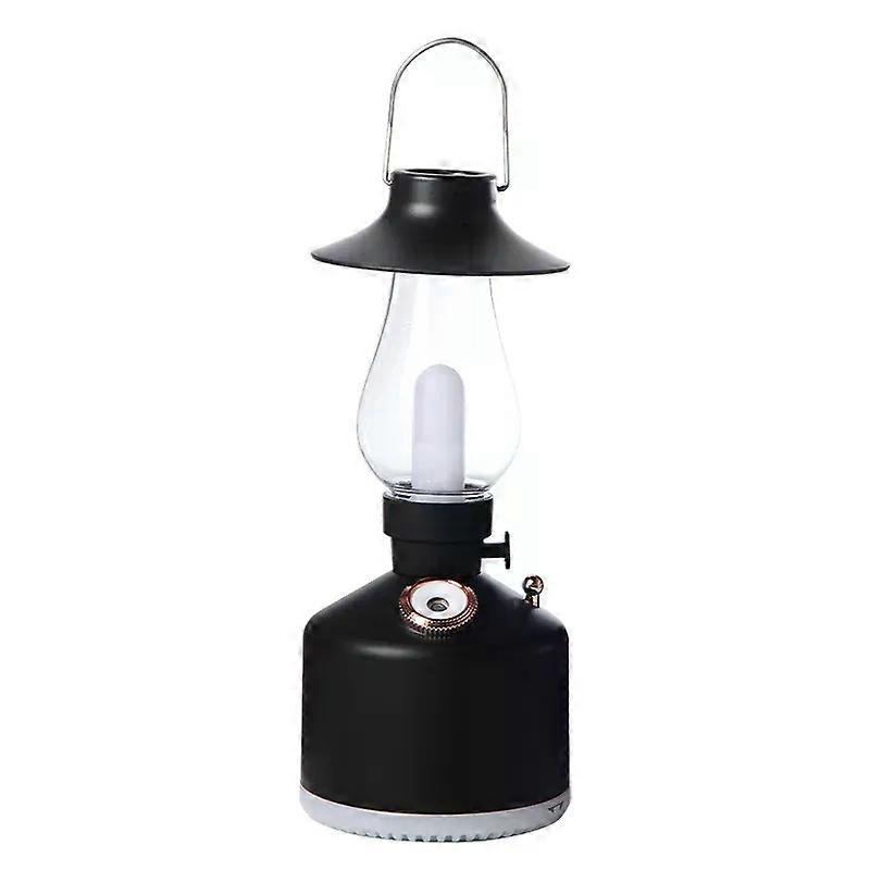 Wireless Air Humidifier Camping Lamp Aroma Diffuser With Led Light Usb Chargeable Retro Kerosene Lamp Mist Maker For Home