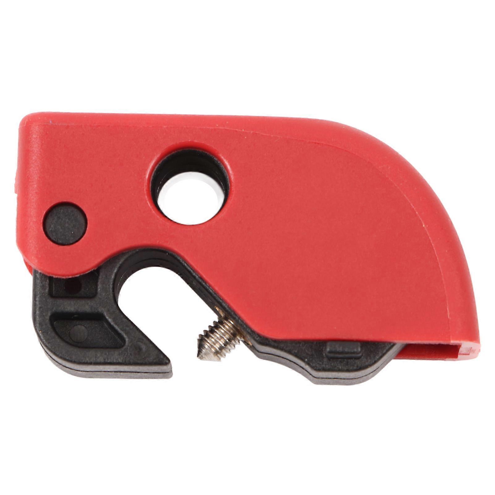 Universal Circuit Breaker Lockout Device Red Nylon Clamp On Lock High Strength Industrial Safety Lock