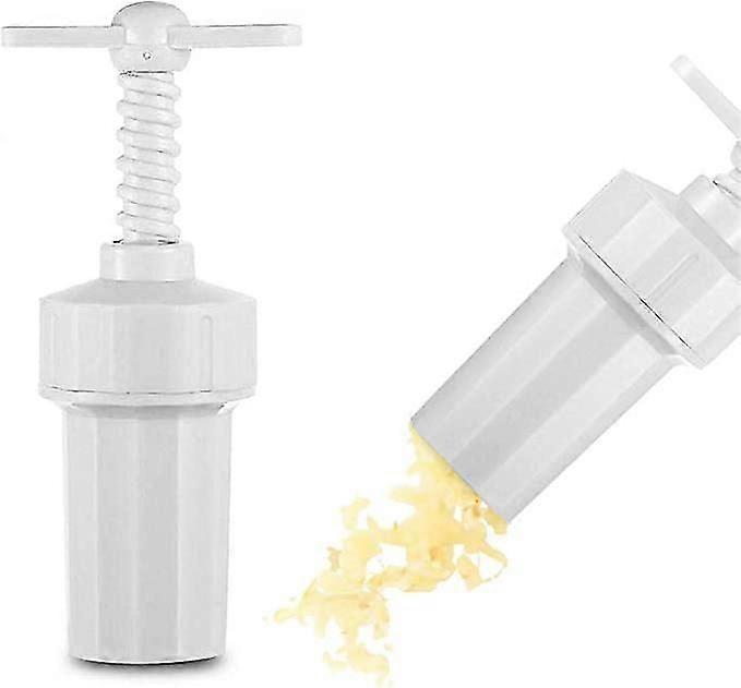 Screw Garlic Press 3x6cm - Plastic Garlic Crusher Chopper