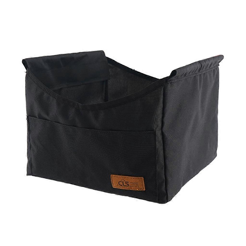 Folable Table Hanging Bag Camping Desk Basket Accessroies Black