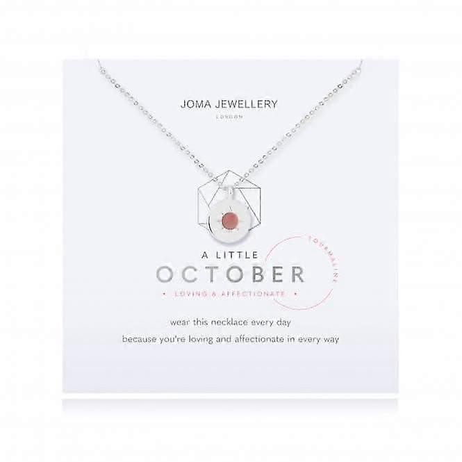 Birthstone a little October Tourmaline Necklace 4663