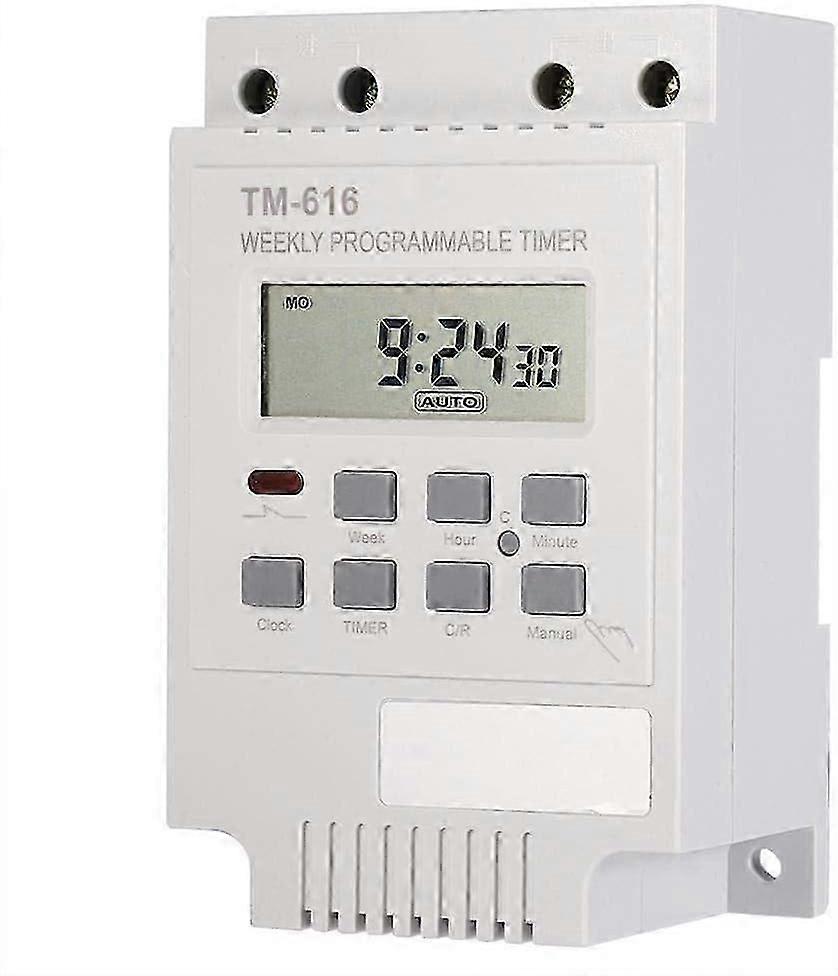 12V Digital Weekly Programmer Timer Switch - Energy Saver for Home Appliances