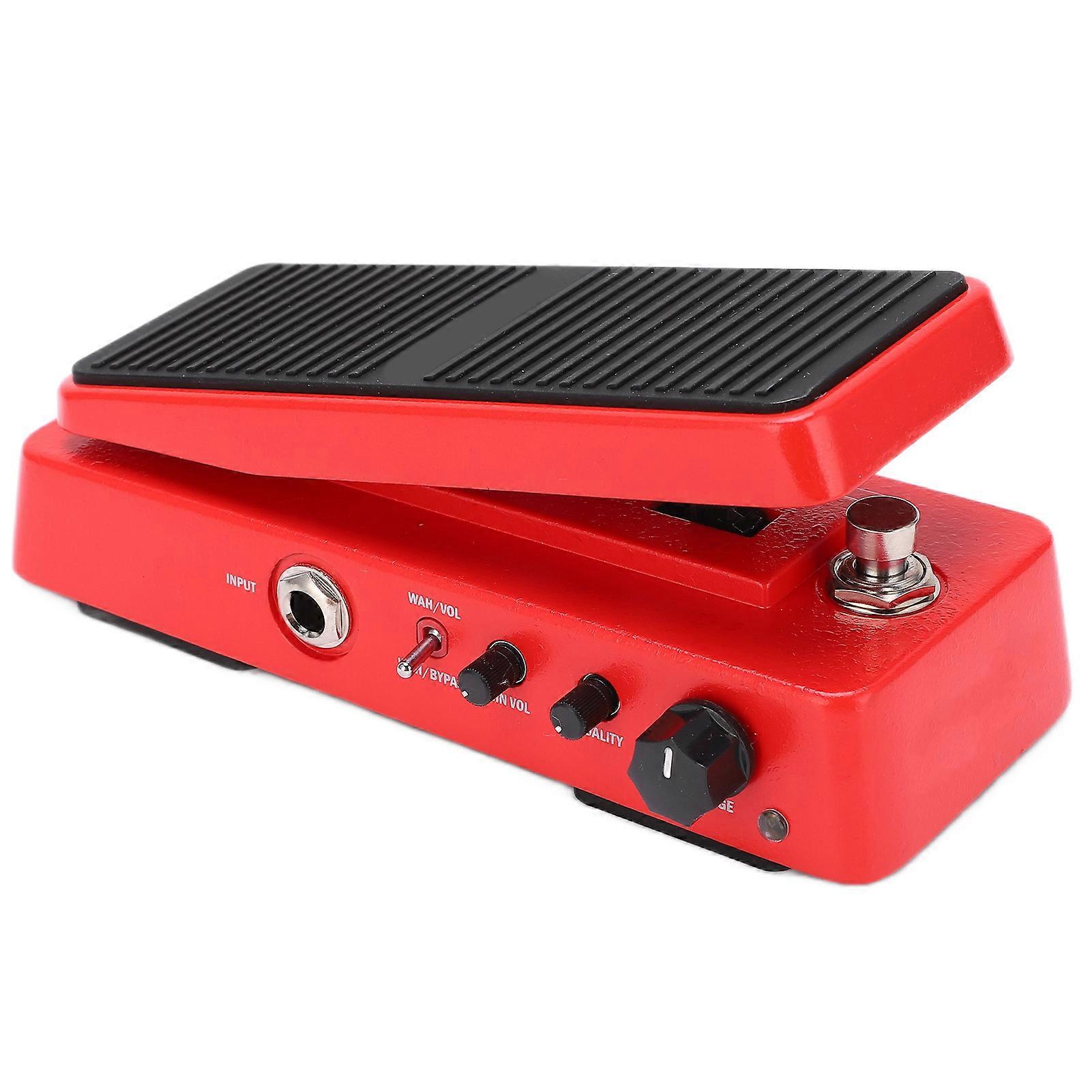 WAH Volume Pedal Multimode 6 Level Adjustable Frequency Guitar Tuning Accessories 9V 18mA