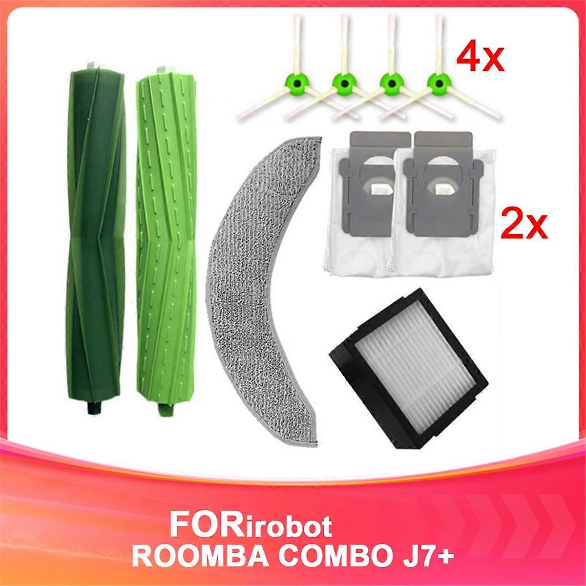 For Irobot Sweeper Accessories ROOMBA COMBO J7+ Main Brush Side Brush