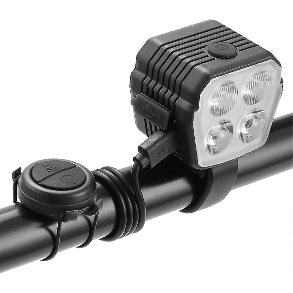 120dB Bicycle Horn Light Bicycle Headlight 2 in 1 Bicycle Headlight