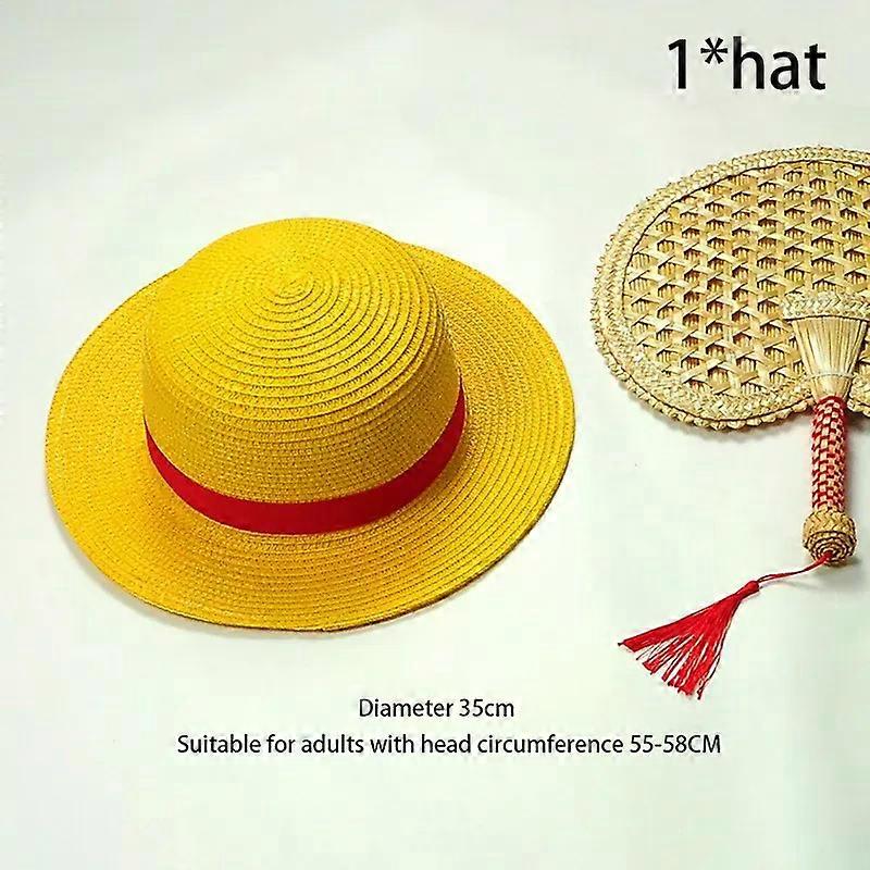 Anime Peripheral Straw man hat Group Two-dimensional Anime Original man hat Sunshade Sunscreen Best Birthday Gift