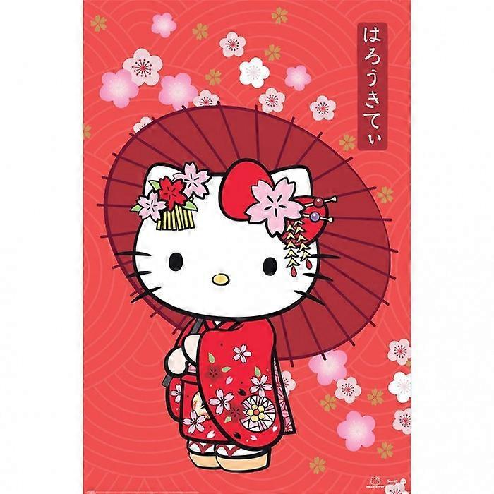 Poster Maxi Estilo Japonês Hello Kitty