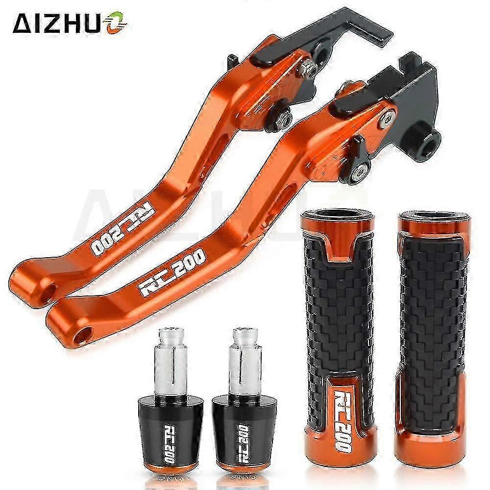 RC 200 Moto CNC Alluminio Regolabile Freno Frizione Leve Per RC200 2014 2015 2016 2017 Moto Manubrio Manopole Estremità