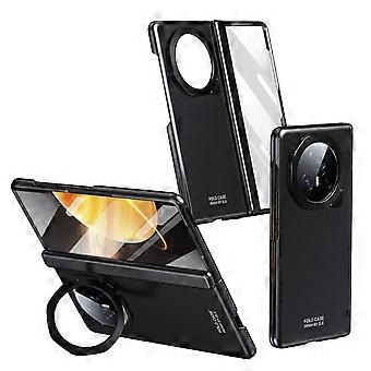 Compatible For Honor Magic V3 5G Case Lens Frame Kickstand PC Phone Cover with Tempered Glass Film